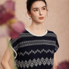 QG645斯尔丽2025新款浮雕提花羊毛气质文艺软糯舒适圆领实穿上衣针织衫 商品缩略图7