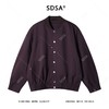25Y200SDSA男士秋冬新款痞帅男装潮牌衬衫褶皱棒球领夹克百搭时尚外套 商品缩略图1