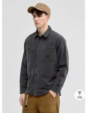 【云粉节】【95折】6楼卡特CAT秋冬款长袖衬衣深灰色CO3SHW49191C08，吊牌价758，现价720