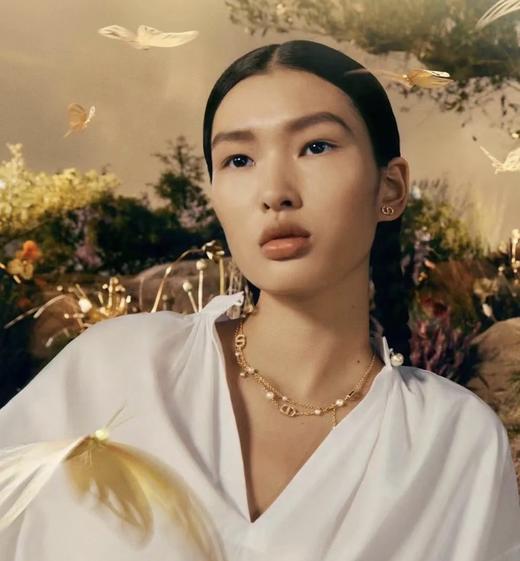 迪奥 3cd多白珠流苏项链（XK） 商品图12