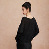 QG638斯尔丽25新款超细羊毛亲肤宽松舒适时尚慵懒风显瘦纯色针织上衣 商品缩略图10