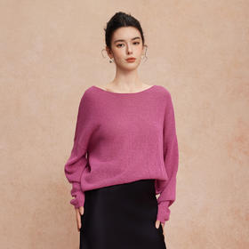 QG636斯尔丽25新款新型研发和纸纱透气亲肤慵懒风长袖时尚垂顺宽松上衣