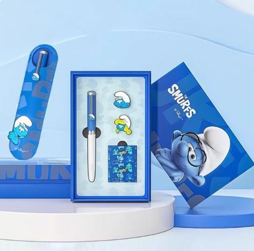 毕加索935钢笔蓝精灵联名款礼盒精致男女小学生书写练字送礼物定制cj 商品图2