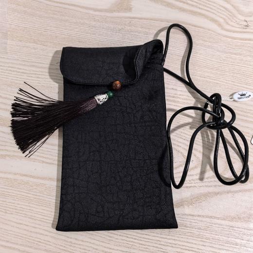 手机包新款高端防香云纱斜跨包手机包复古包收纳女士中国风休闲包 商品图8