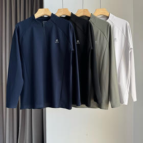 凯乐shi薄绒半拉链长袖T恤打底衫909