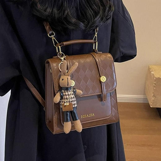 【双肩/手提/斜挎 三种背法】伊布古奇-复古小方包 商品图6