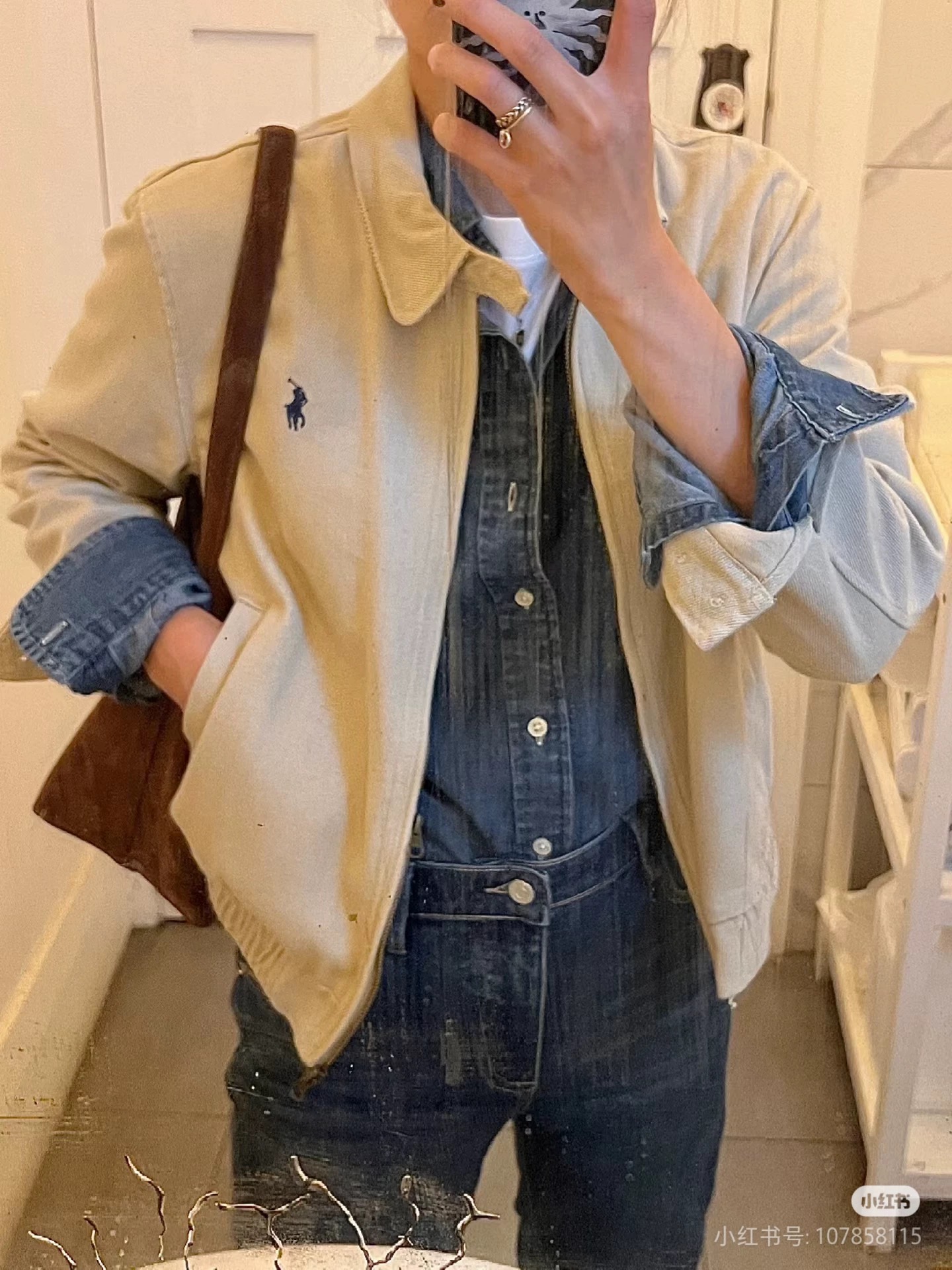 拉夫劳伦女士复古老干部夹克