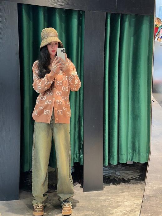 古家秋冬新款经典双G提花针织开衫（波哥穿M） 商品图7