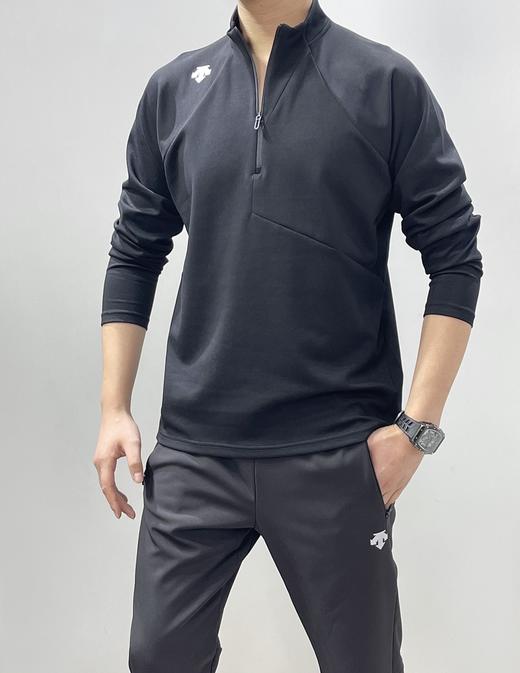 点此购买 迪桑特春秋季男士综训训练运动健身半拉链长袖针织衫 37 330303 商品图8