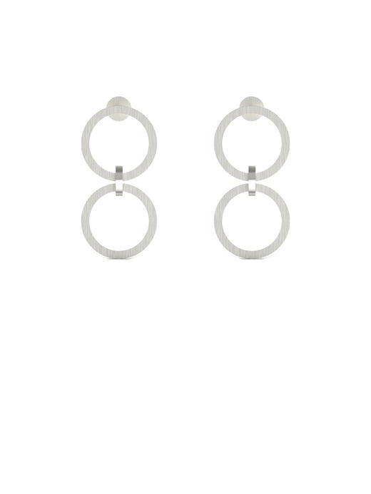 SSCE｜222SAB2E108F Earrings黑洞耳环15x30mm【BLACK HOLE】 商品图0