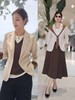 580851春.上新 经典精致小西服 黑/白/卡其三色 商品缩略图0