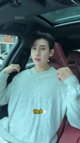 OAS806SDSA男士秋冬新款痞帅男装休闲纯色V领针织衫百搭套头毛衣时尚潮