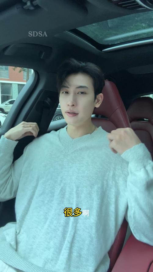 OAS806SDSA男士秋冬新款痞帅男装休闲纯色V领针织衫百搭套头毛衣时尚潮 商品图0