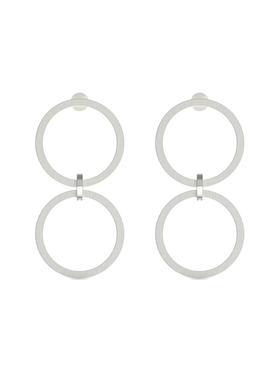 SSCE｜222SAB3E112F Earrings黑洞耳环24x48mm 【BLACK HOLE】