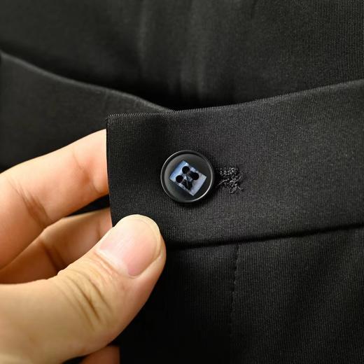 D091403男士2025新款糕端优质绵羊四面弹商务休闲西裤 商品图9