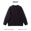 SDSA男士秋冬新款痞帅男装简约扎染铆钉圆领卫衣宽松情侣套头上衣 商品缩略图5