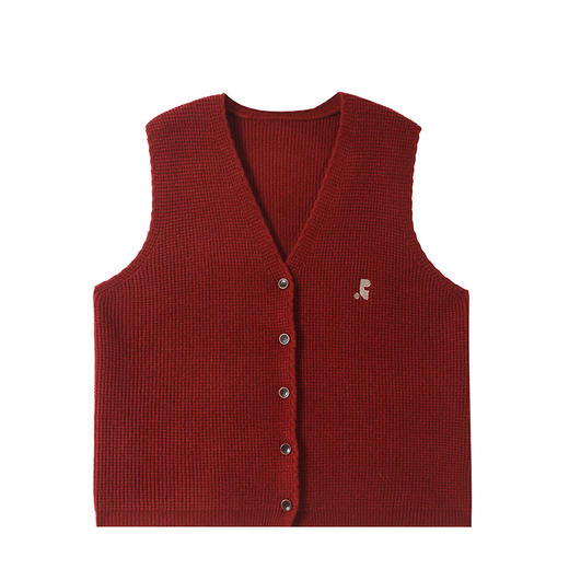 CC女士针织马甲外搭2025秋季新款坎肩叠穿洋气时髦无袖毛衣开衫背心 商品图4