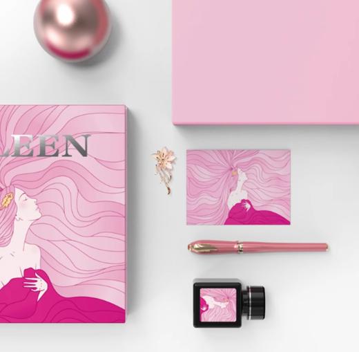 毕加索钢笔女生专用复古套装财务笔尖艾琳女神成人办公学生练字送老师礼盒装生日送礼钢笔女士高档精致cj 商品图2