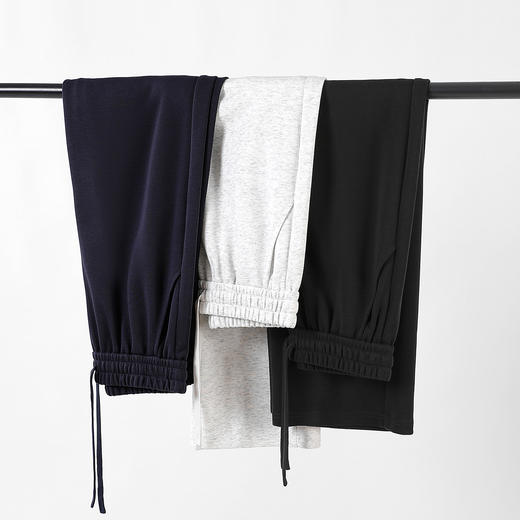 茶稚 华棉牛奶丝直筒卫裤，微阔直筒版型，遮肉显瘦，面料舒适，多色可选休闲百搭 商品图4