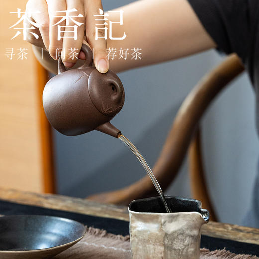 茶香记台西矿底槽清无尘壶（刻绘竹）100ml紫砂壶宜兴泡茶壶功夫茶具 商品图4