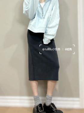 越南回货 超舒适~露露，黄油手感lulu  Bound to Bliss 半身裙休闲开叉裙