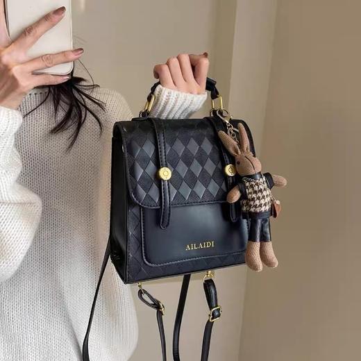 【双肩/手提/斜挎 三种背法】伊布古奇-复古小方包 商品图4