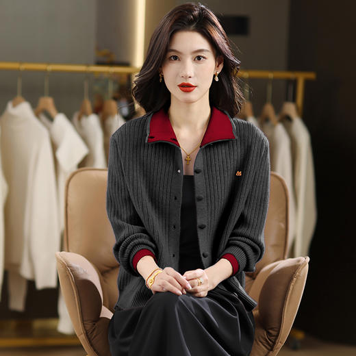 CC 101-9505针织开衫外套上衣洋气 商品图3