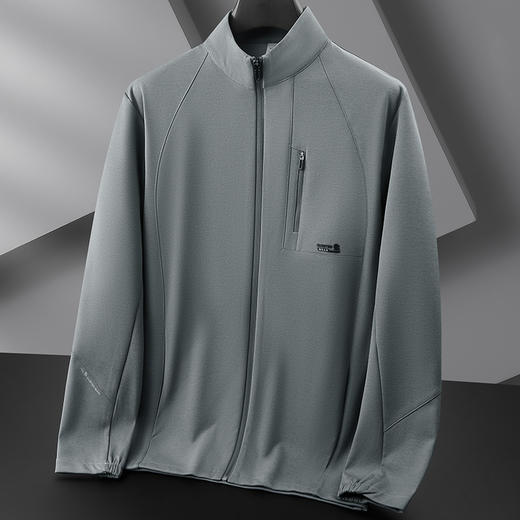 【DDP】大依优型大码男装潮胖加肥加大码运动休闲立领夹克外套 商品图5