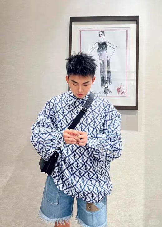FEND1新款男士长袖衬衫 商品图2