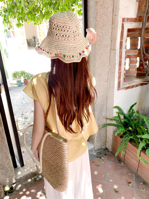 <曾小咸推荐>现货秒杀！韩系小飞袖后开叉短袖衬衫 日常149.99 立减80 秒杀69.99！ 商品图8