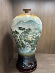 小桥人家梅瓶