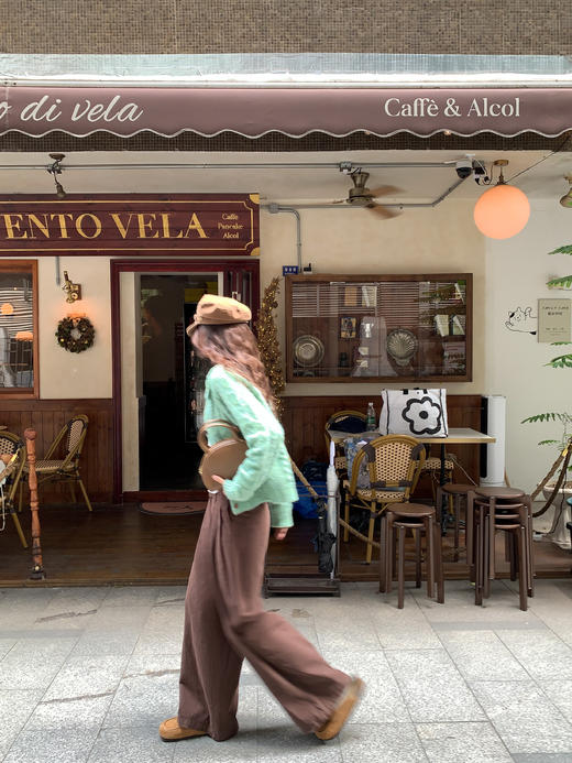 <曾小咸推荐>韩系复古麻花毛衣外套女【预售款，预计3-15天发货】 商品图9