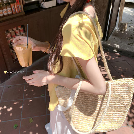 <曾小咸推荐>现货秒杀！韩系小飞袖后开叉短袖衬衫 日常149.99 立减80 秒杀69.99！ 商品图10