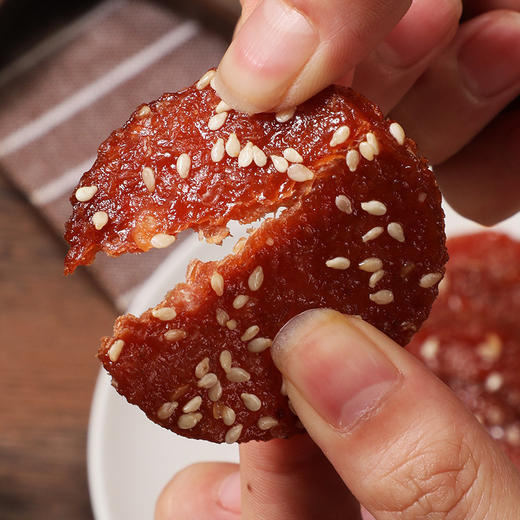 🐖潮汕果木炭烤猪肉脯，炭香暴击！ 🐖「95%鲜肉含量」古法炭烤猪肉脯｜ 🔥 原始火炭烤｜6-8小时慢烘！！！ 商品图3