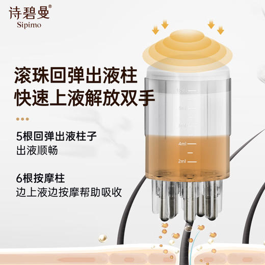 诗碧曼 头皮上液器10ml容量 滚珠导入液涂抹神器 商品图1