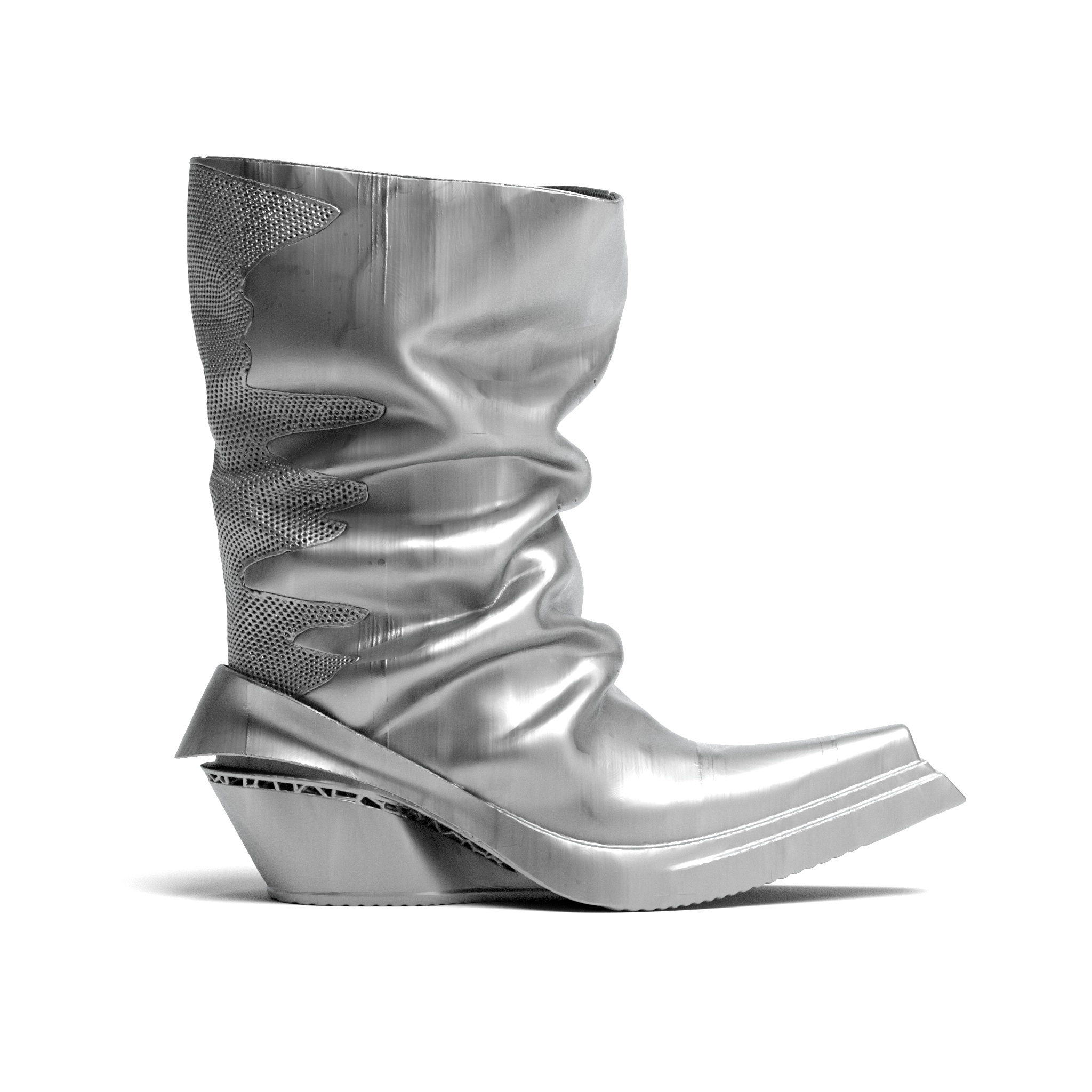 SCRY Fold Boots "Mithril" 鞋履