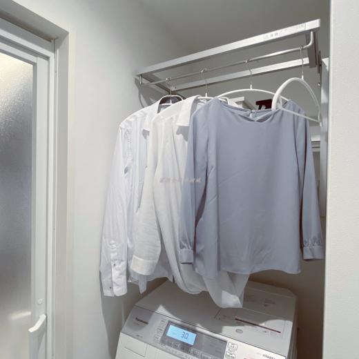 日本进口松下Panasonic洗衣衣架不锈钢收纳架卫生间阳台置物架 商品图2