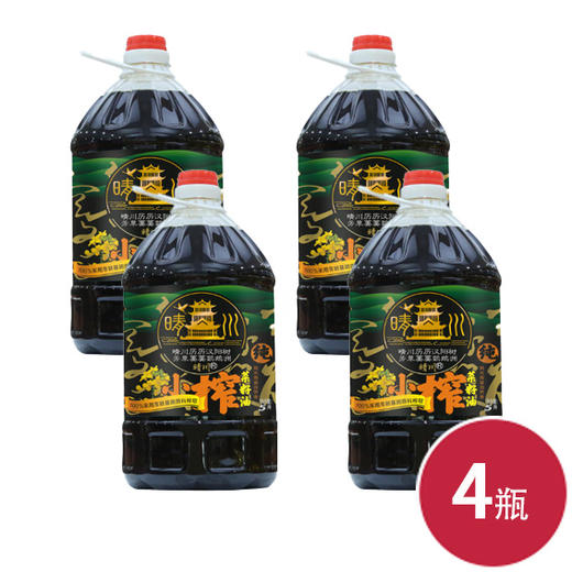 晴川非转基因物理压榨小榨菜籽油5L*4瓶（6924497919338 ） 商品图0