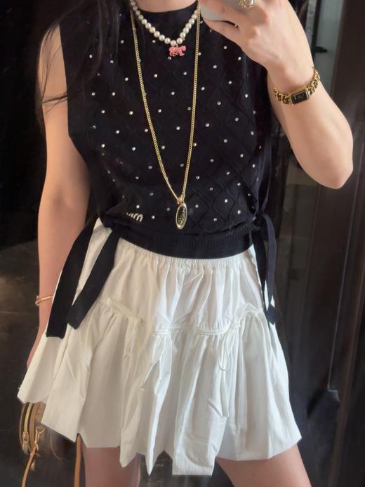 缪家满钻 冰丝羊毛混纺背心 商品图5