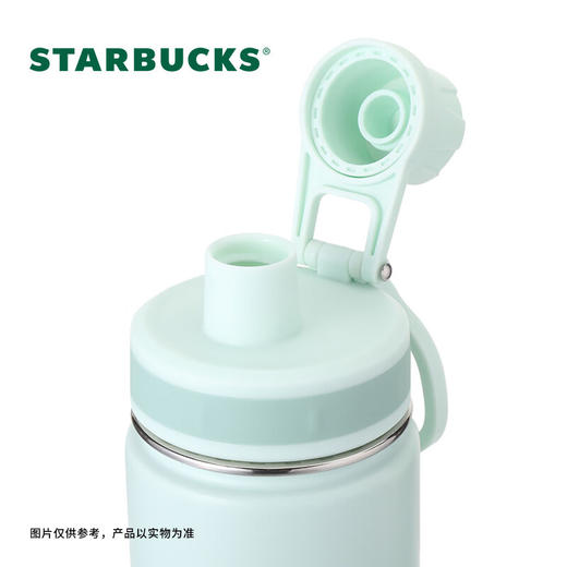 星巴克 清透薄荷绿款不锈钢运动杯520ml 11156055 商品图3