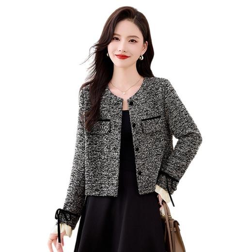 雀说小香风短款外套新款法式名媛气质高级感洋气上衣小个子AL6180 商品图4
