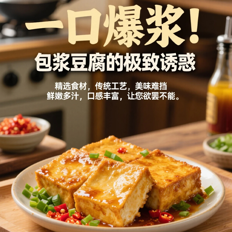 有机包浆豆腐 (石屏豆腐、爆浆豆腐) 300g/盒