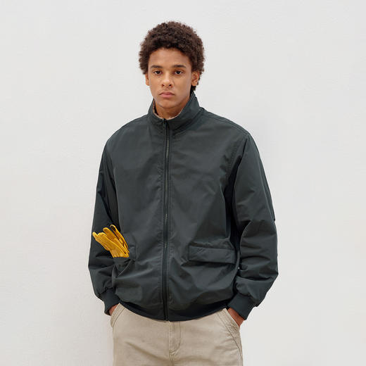 714street【双面穿】户外防水工装夹克2025秋冬宽松羊羔绒外套男 商品图1