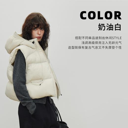  【90%鹅绒马甲】反季清仓捡漏，轻暖锁温不臃肿，显瘦百搭超实用！ 商品图3