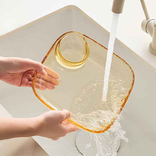 【自营】 康宁 晶炫饺子盘大容量带独立醋碟设计 1个 商品图6