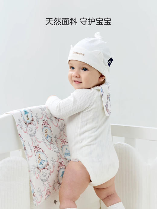 Domiamia 婴幼儿四层纱布吸汗巾儿童垫背隔汗（2条装） 商品图0