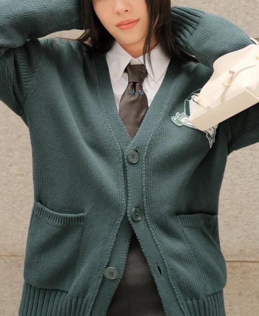 中性款logo针织毛衣开衫 商品图4