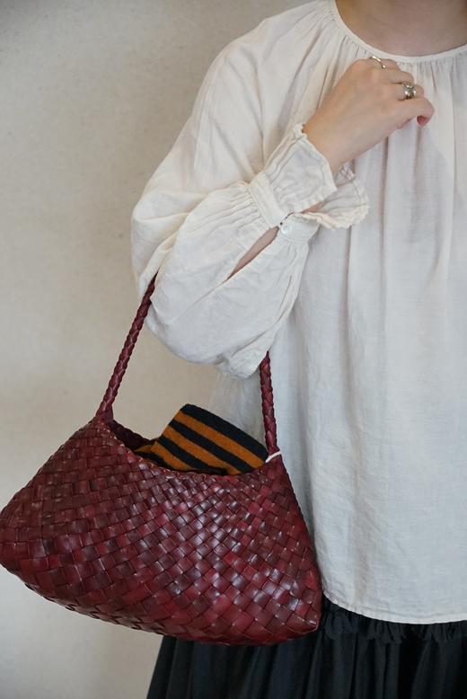 Gauze 圆领荷叶袖子上衣 商品图2