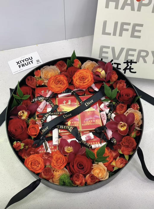 圆形水果礼盒（定金） 商品图1