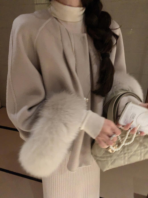 金蘑菇菇  又见伦敦甜心 / 复古英式狐狸袖口大衣 商品图8